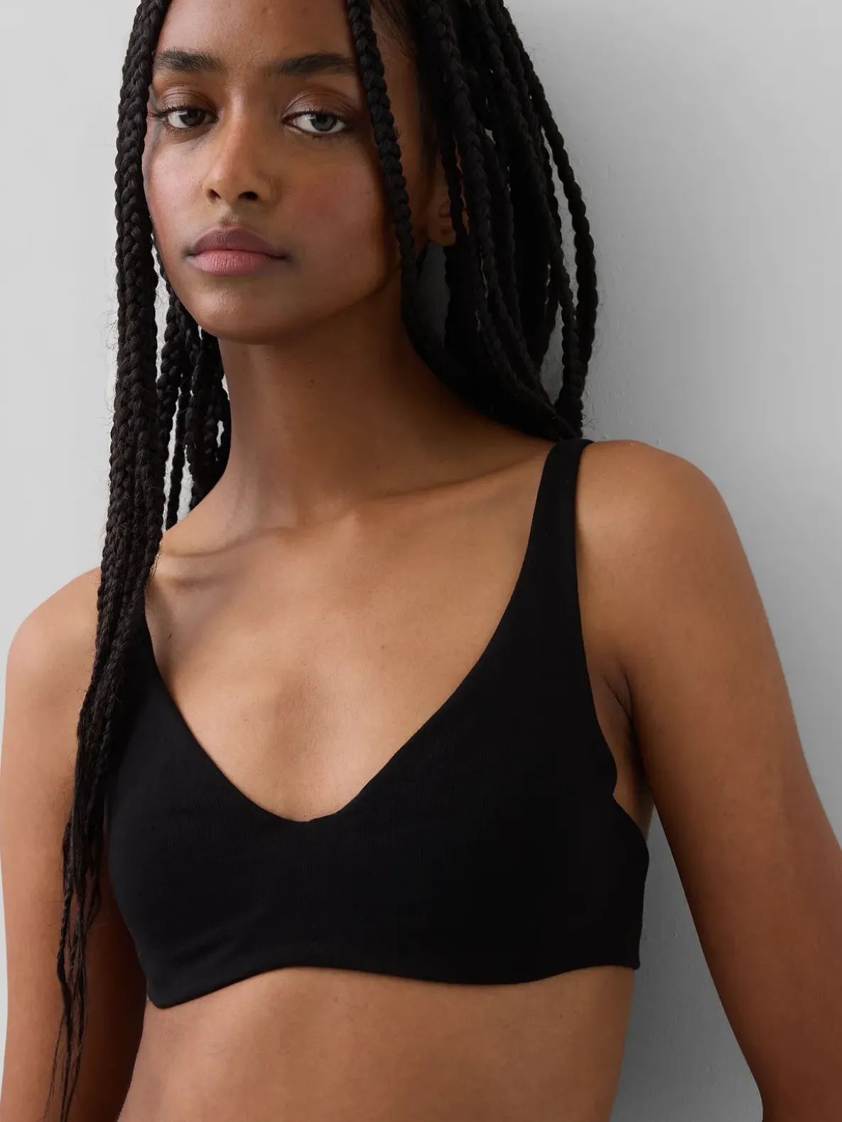 Organic Stretch Cotton Unlined Bra