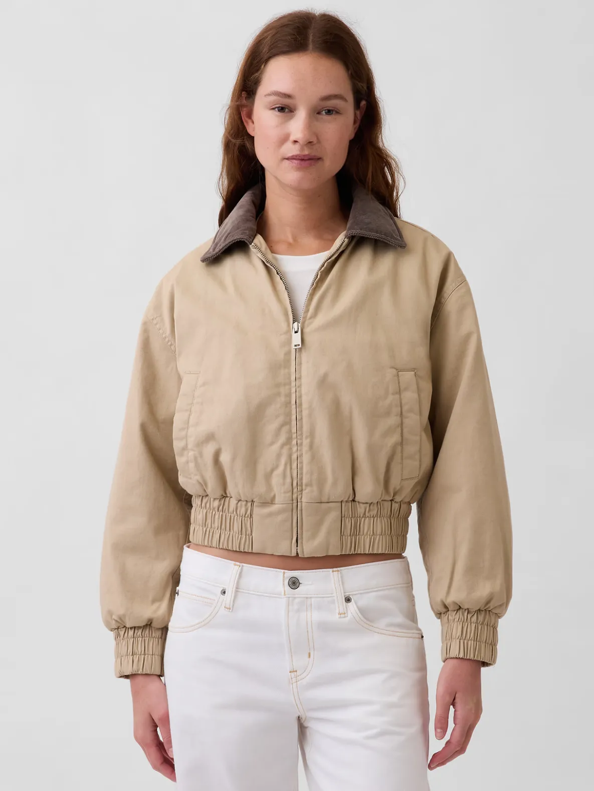 Oversized Bomber Jacket