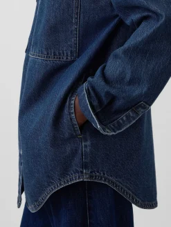 Oversized Denim Shirt Jacket