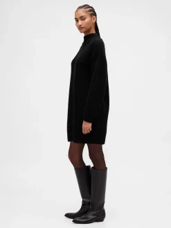 Oversized Turtleneck Mini Sweater Dress