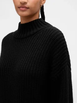 Oversized Turtleneck Mini Sweater Dress