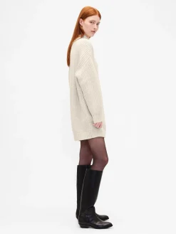 Oversized Turtleneck Mini Sweater Dress