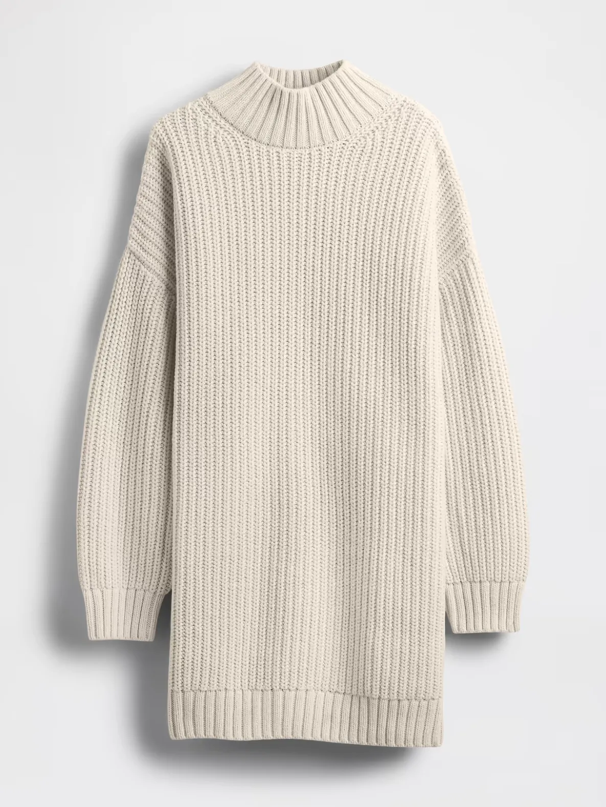 Oversized Turtleneck Mini Sweater Dress