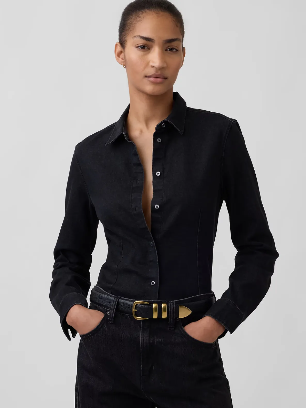 Pebbled Leather Belt