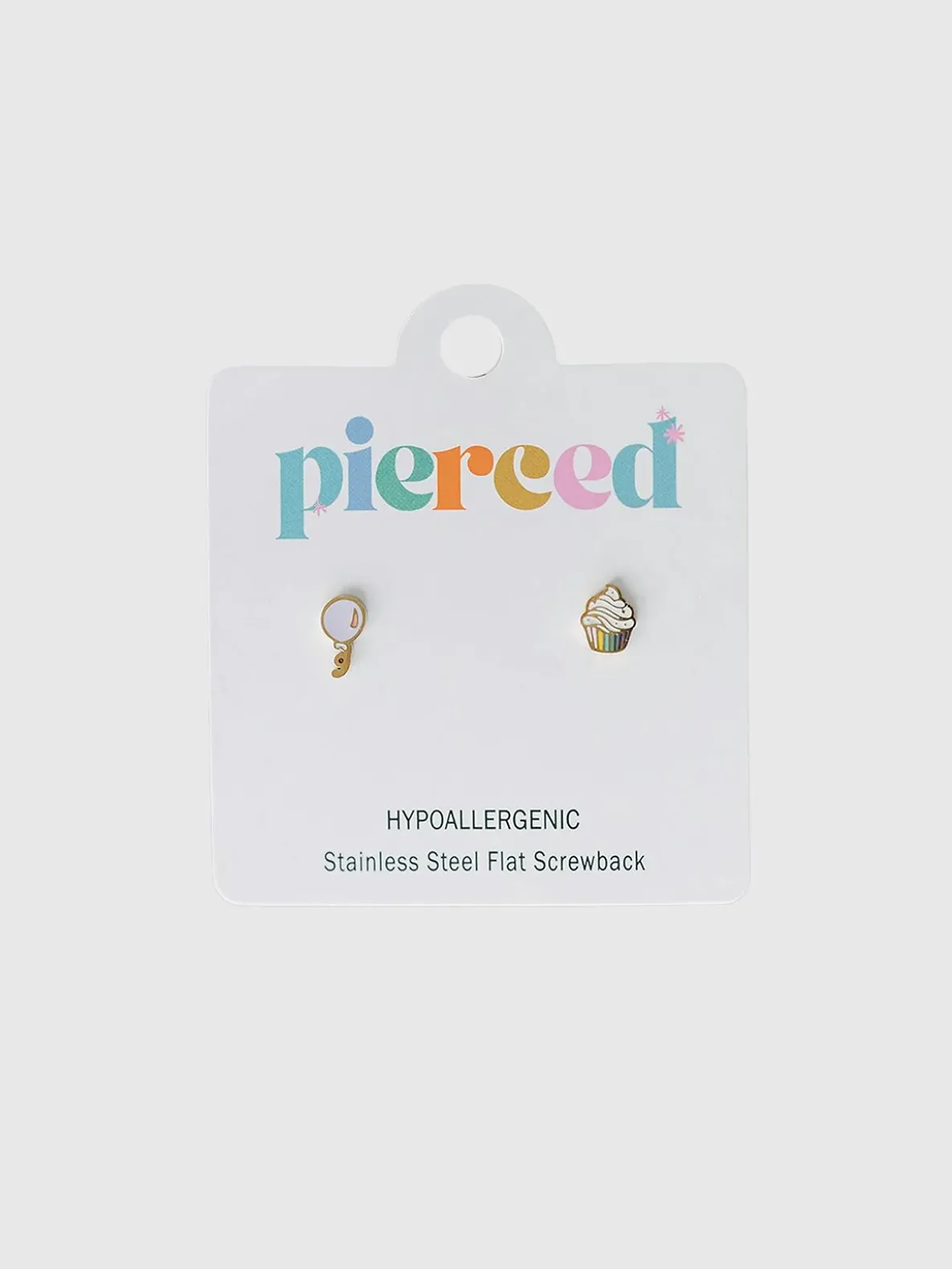 Pierced Co Birthday Party Screwback Earrings