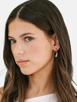 Pierced Co Daisy Crawler Charm For Huggie Earrings