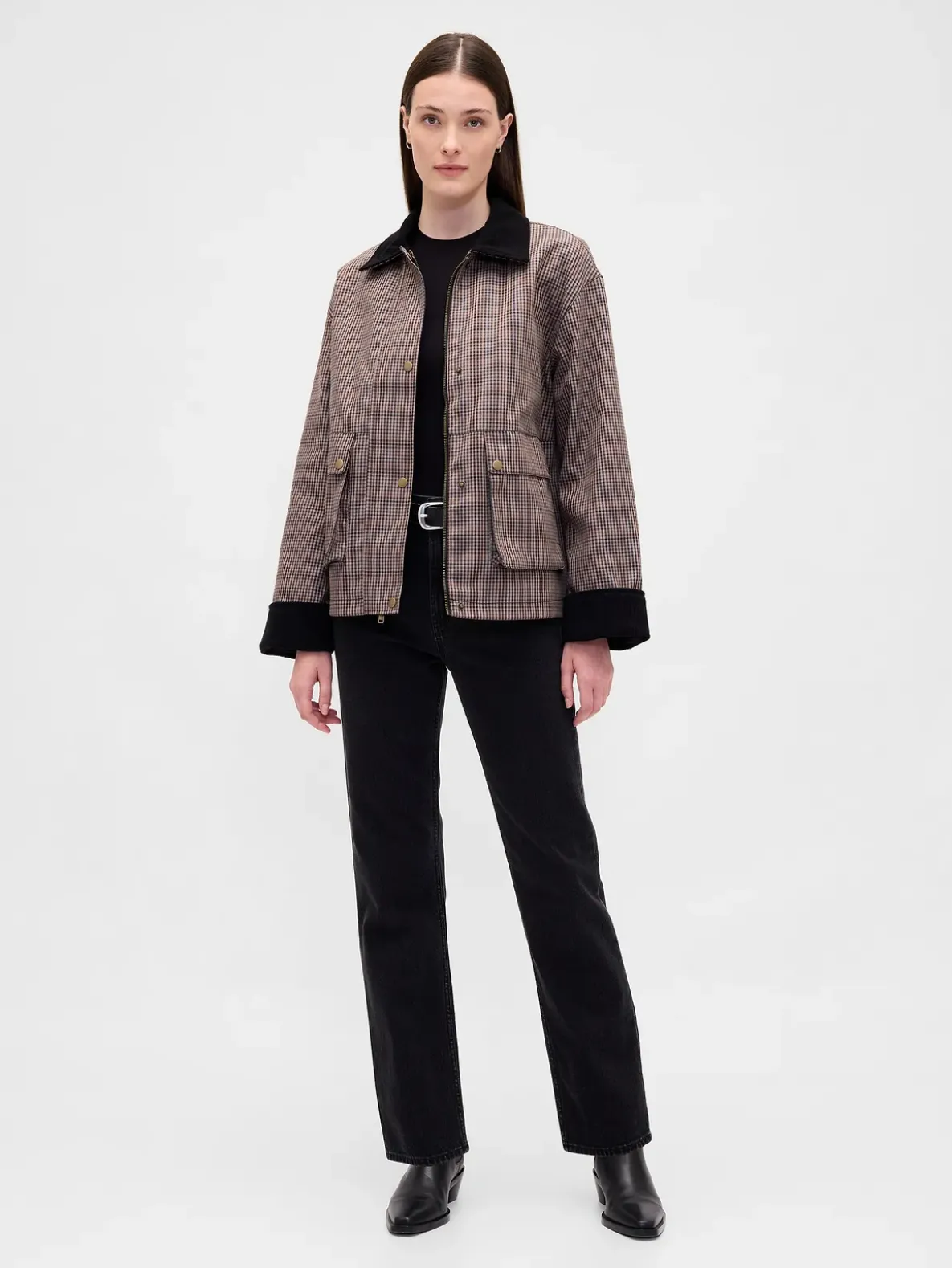 Plaid Barn Jacket
