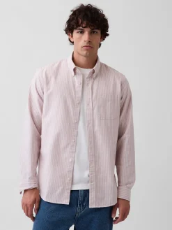 Plaid Oxford Button-Down Shirt