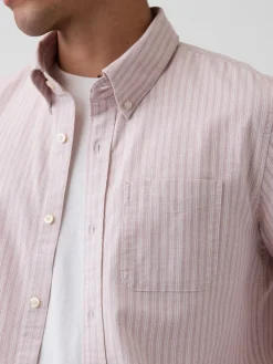 Plaid Oxford Button-Down Shirt