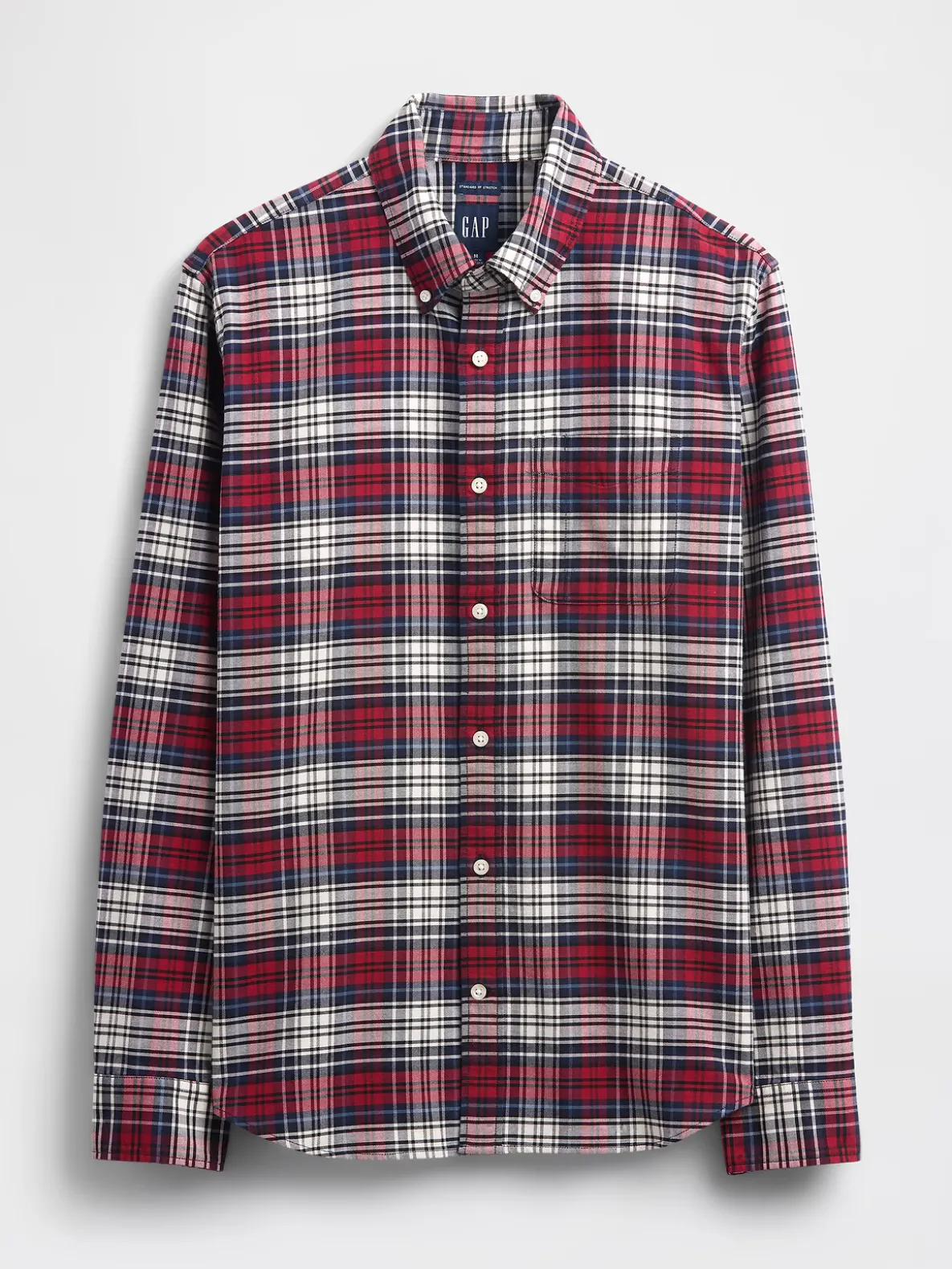 Plaid Oxford Button-Down Shirt