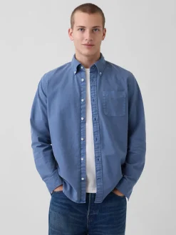 Plaid Oxford Button-Down Shirt