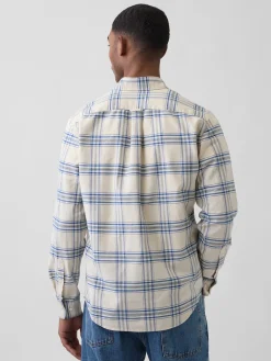 Plaid Oxford Button-Down Shirt