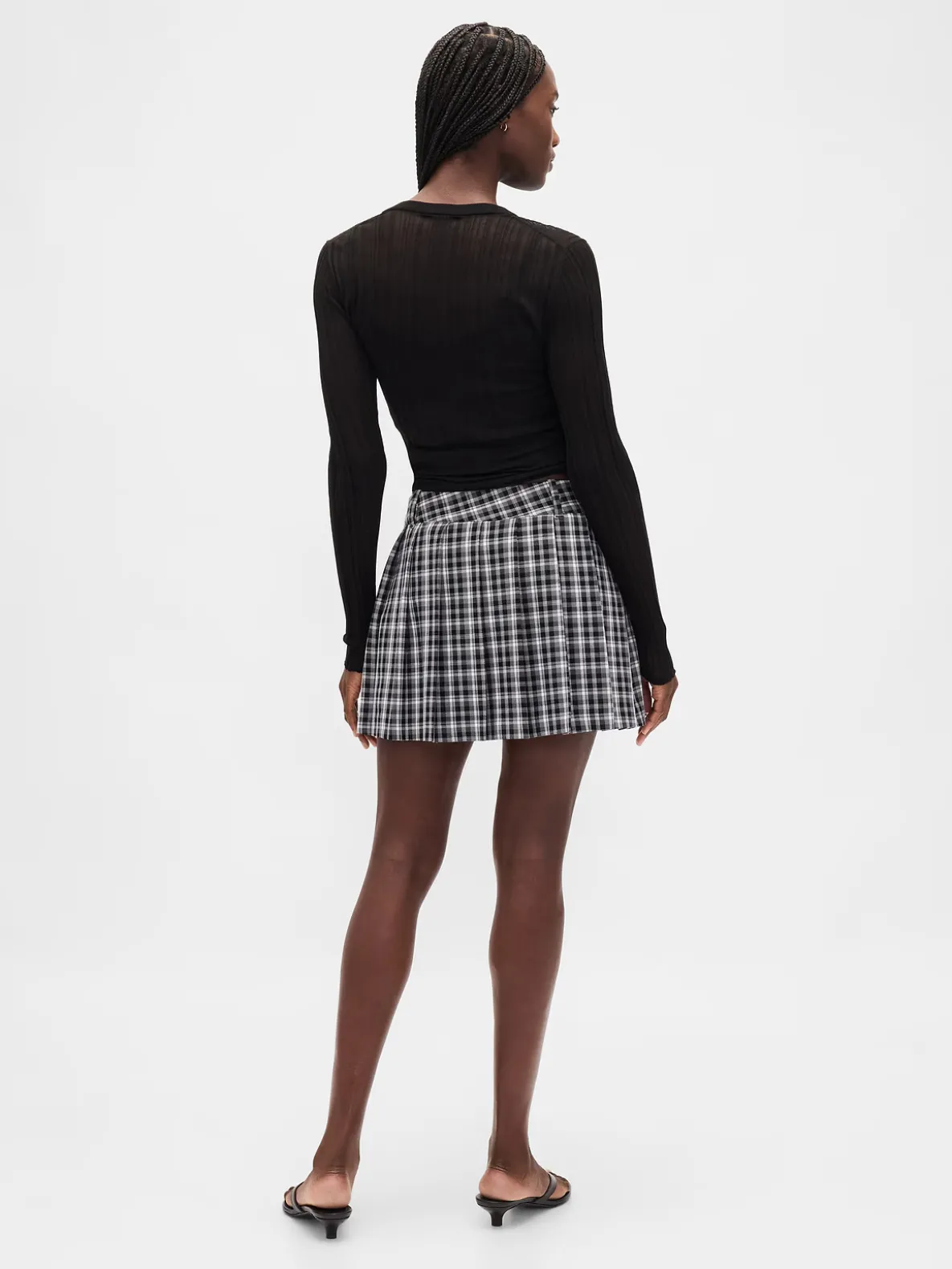 Pleated Mini Skort