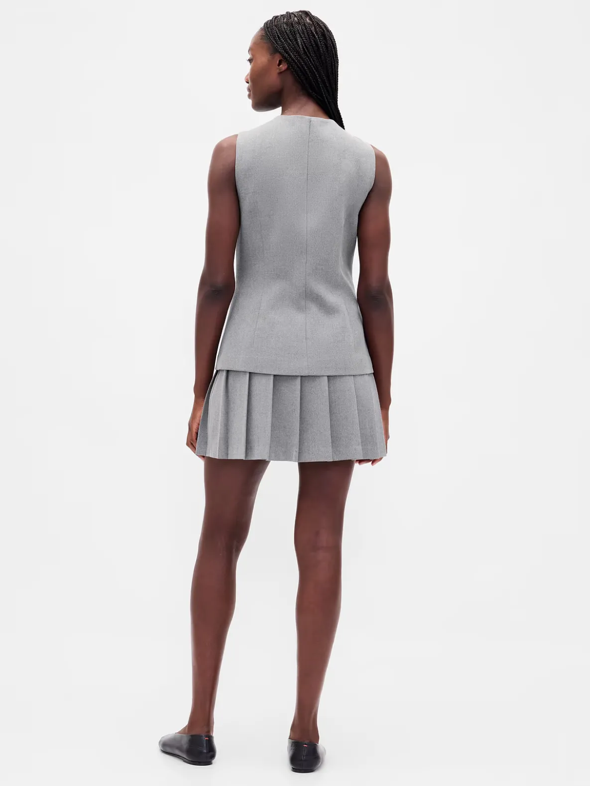 Pleated Mini Skort