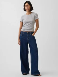 Pointelle Crewneck T-Shirt