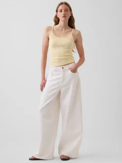 Pointelle Crop Cami