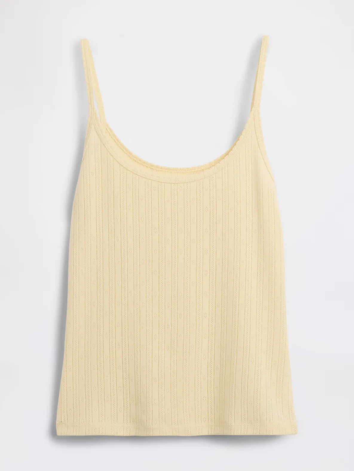 Pointelle Crop Cami