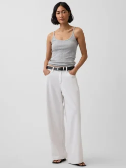 Pointelle Crop Cami