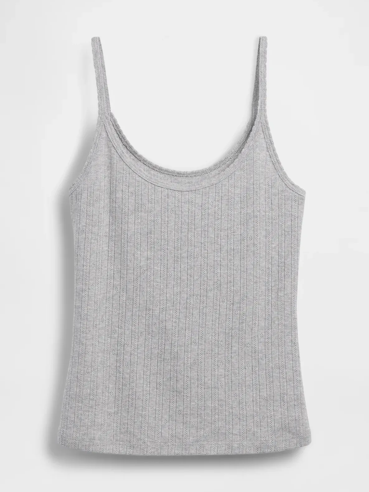 Pointelle Crop Cami