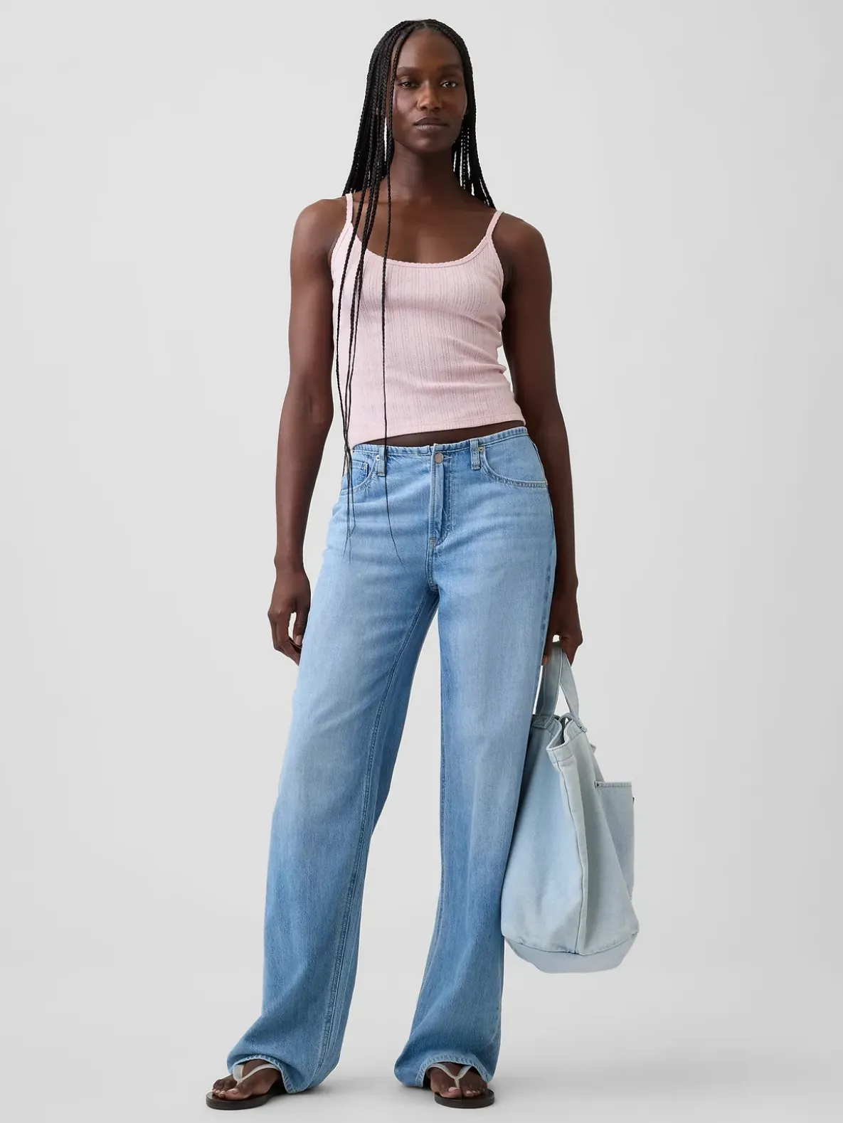 Pointelle Crop Cami