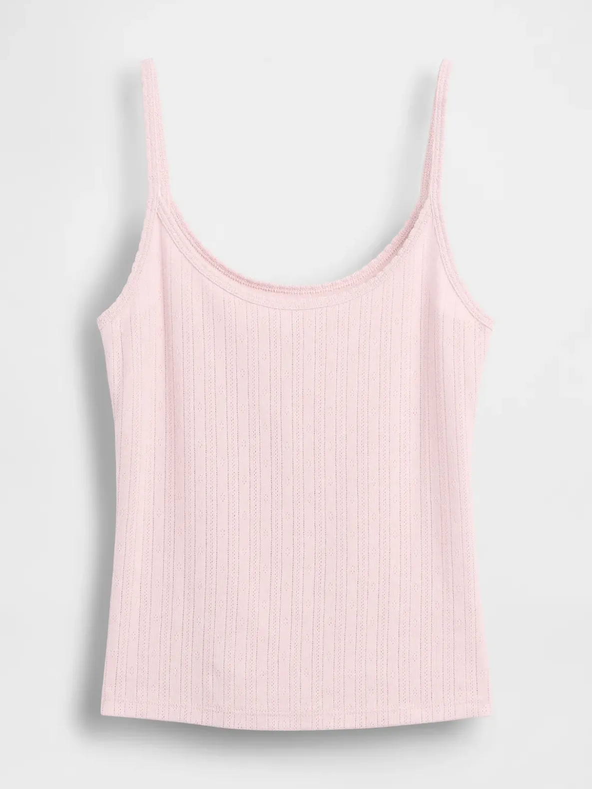 Pointelle Crop Cami