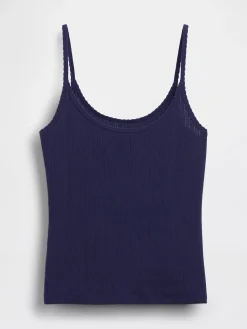 Pointelle Crop Cami