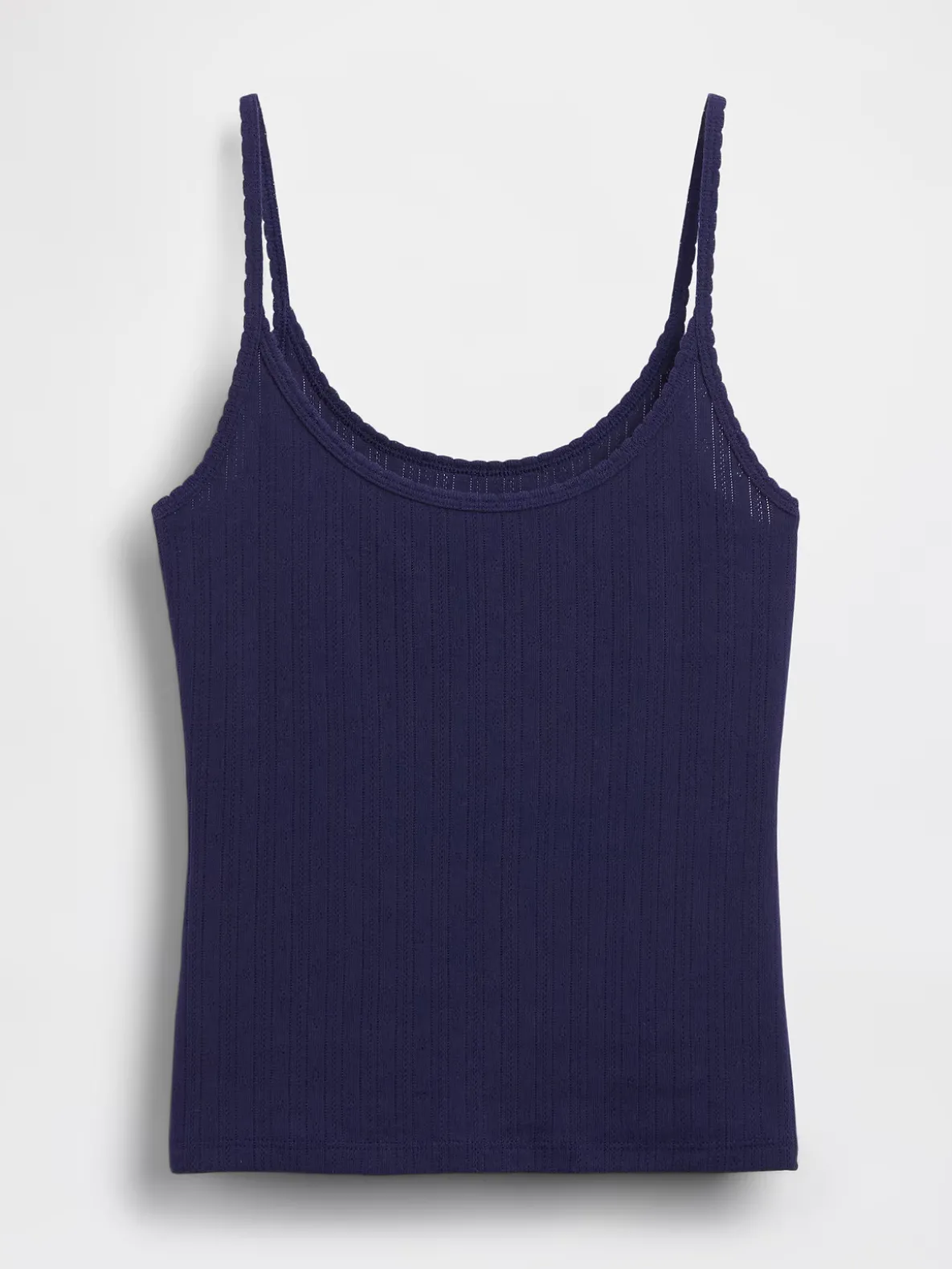 Pointelle Crop Cami