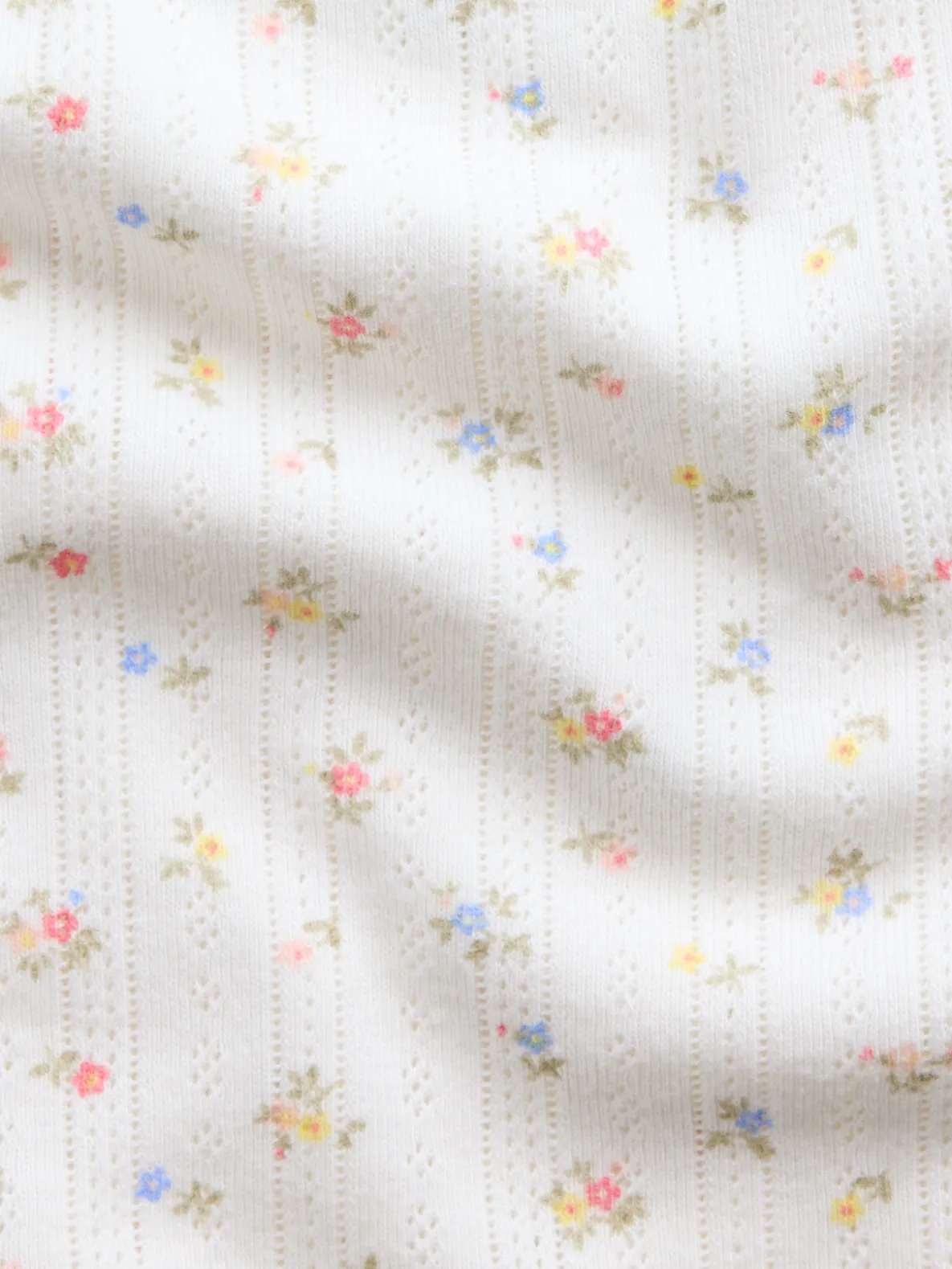 Pointelle Lettuce-Hem PJ Cami