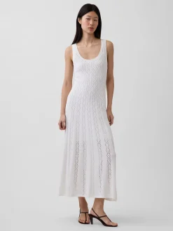 Pointelle Maxi Dress