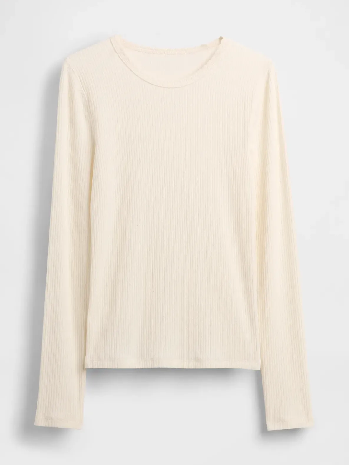 Pointelle Rib T-Shirt
