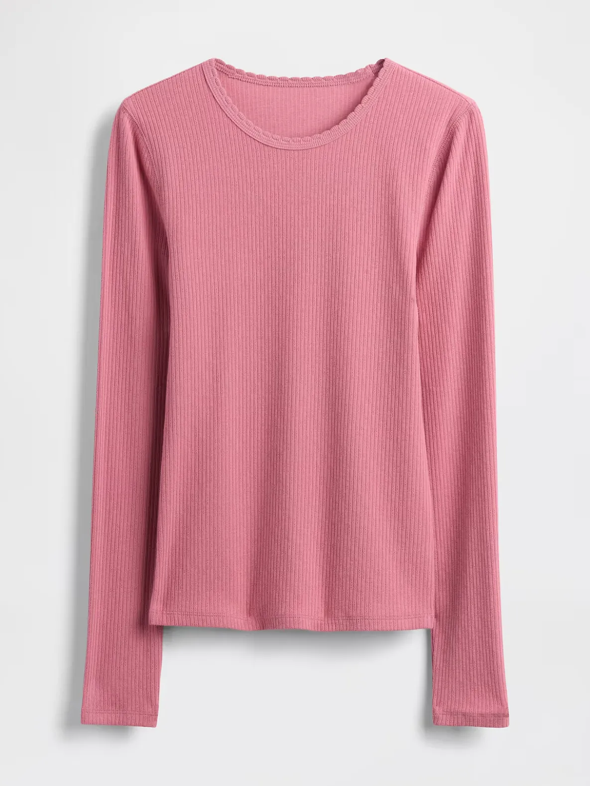 Pointelle Rib T-Shirt