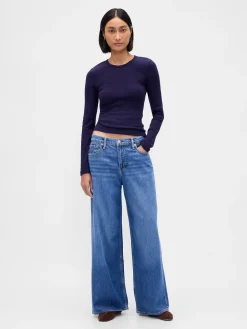 Pointelle Rib T-Shirt