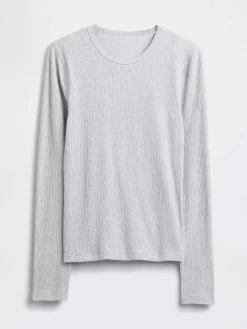 Pointelle Rib T-Shirt