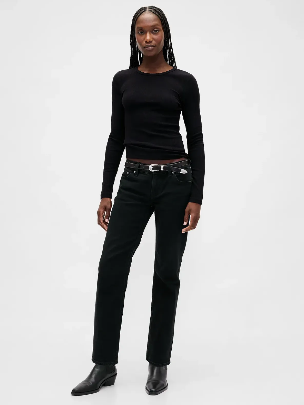 Pointelle Rib T-Shirt