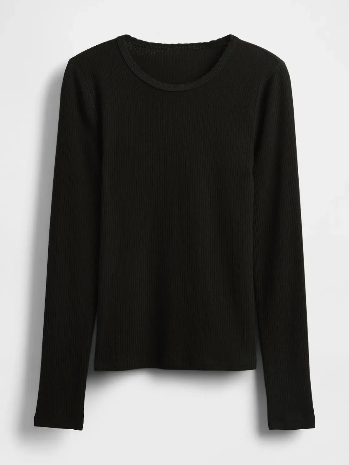 Pointelle Rib T-Shirt