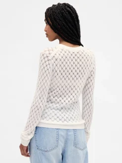 Pointelle Sweater