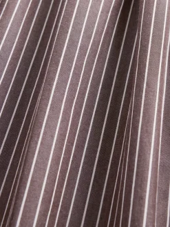 Poplin Drop-Waist Maxi Skirt