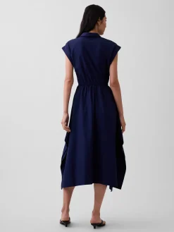 Poplin Handkerchief Shirtdress