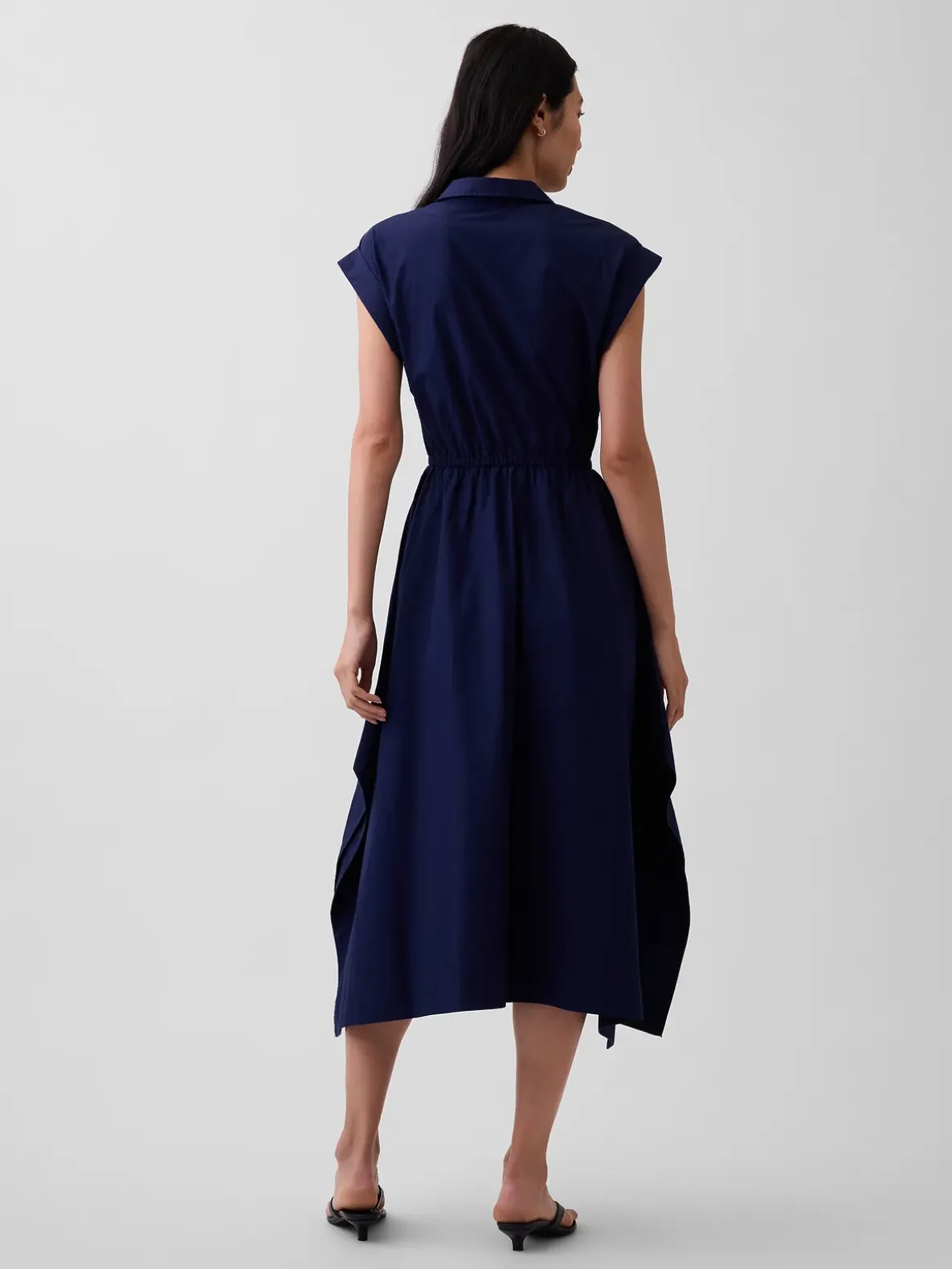 Poplin Handkerchief Shirtdress