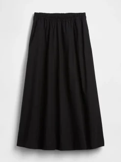 Poplin Maxi Skirt