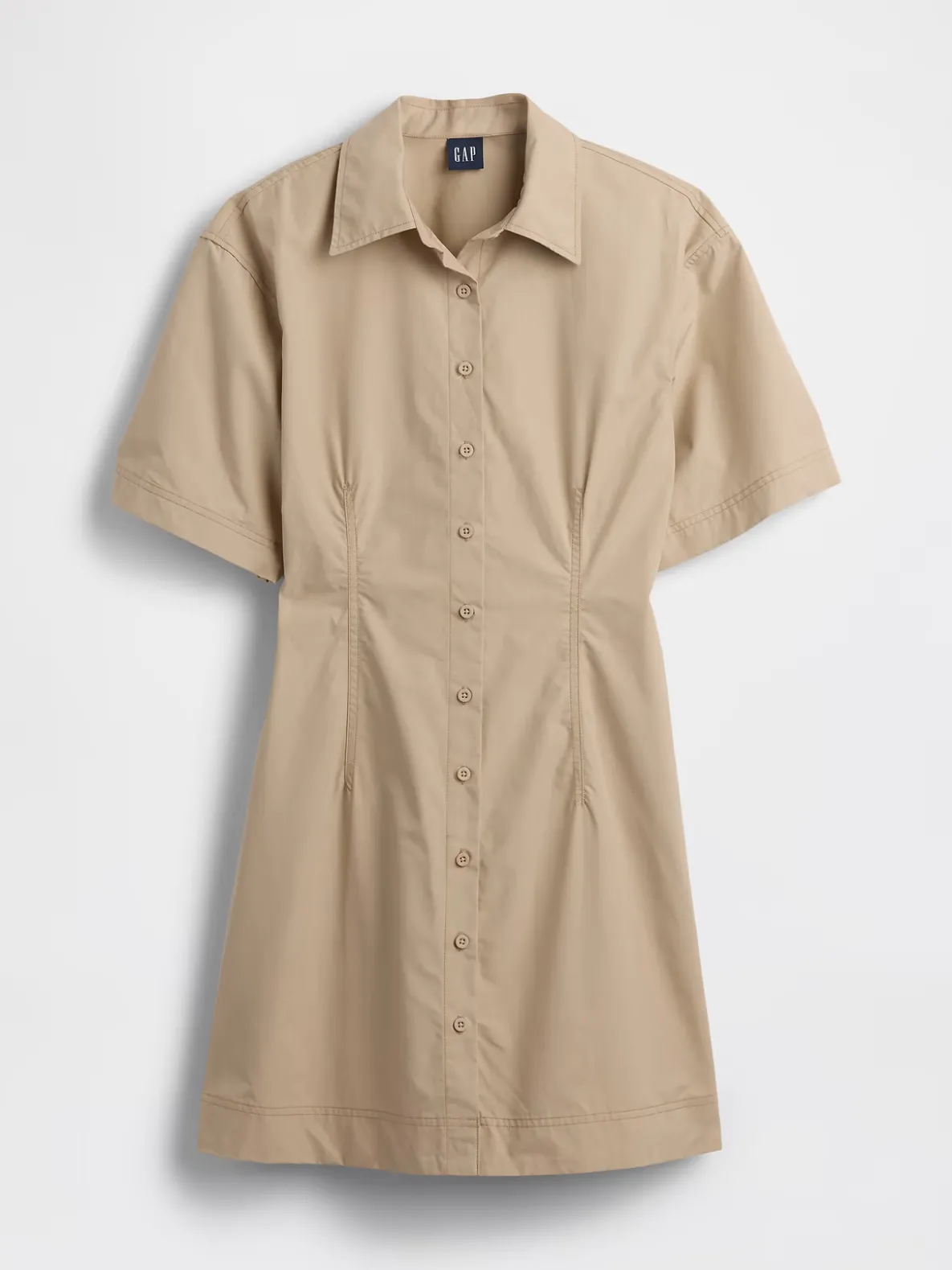Poplin Mini Shirtdress