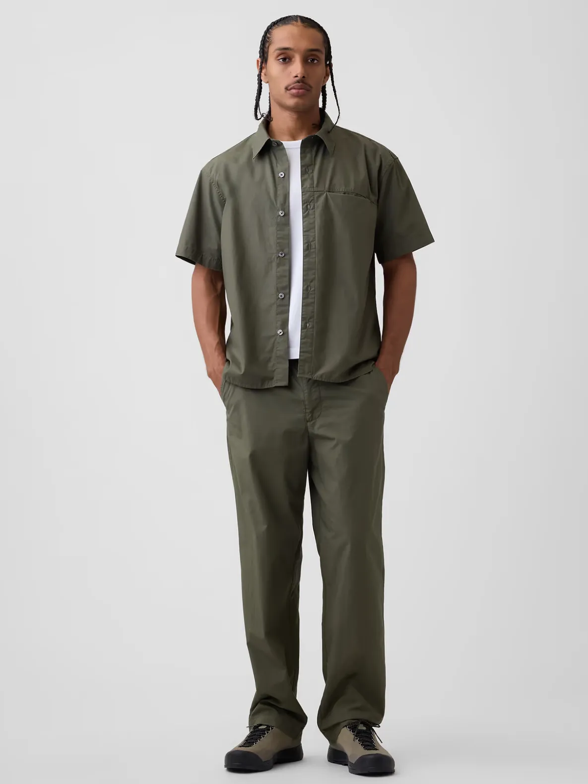 Poplin '90s Loose Pants