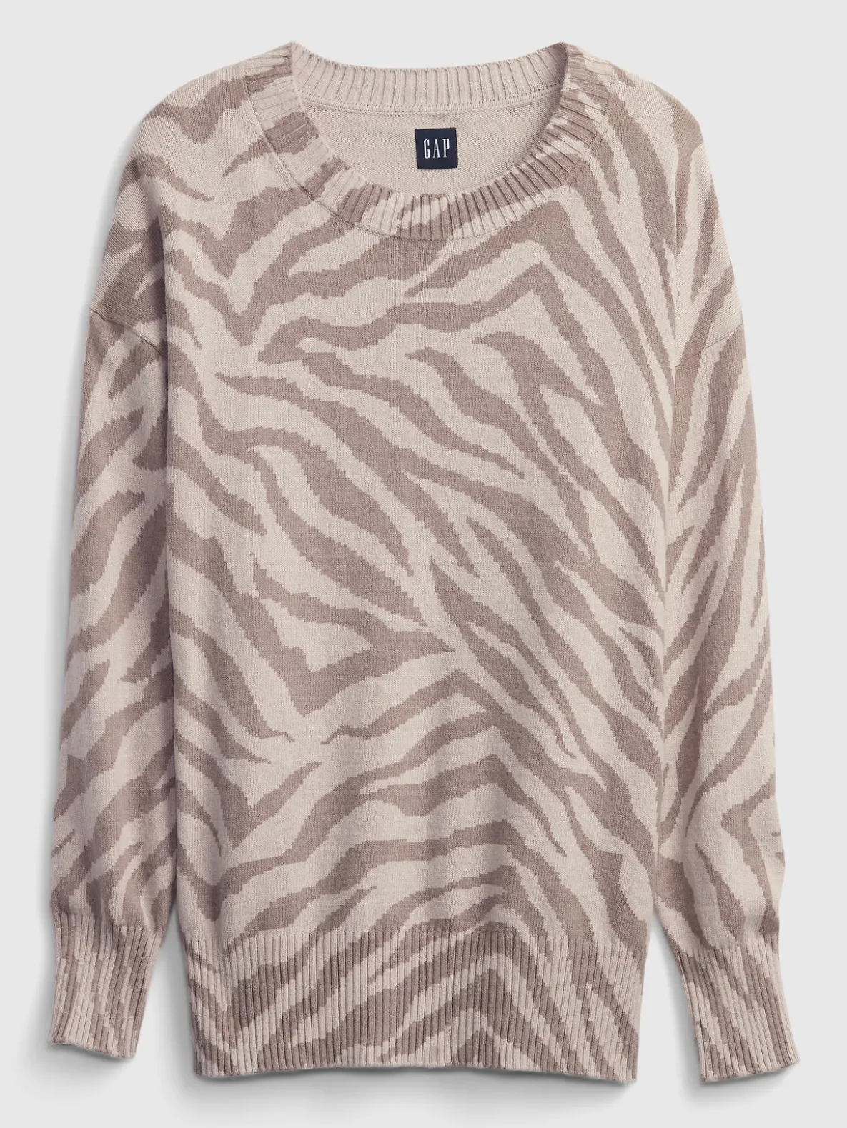 Print Tunic Sweater