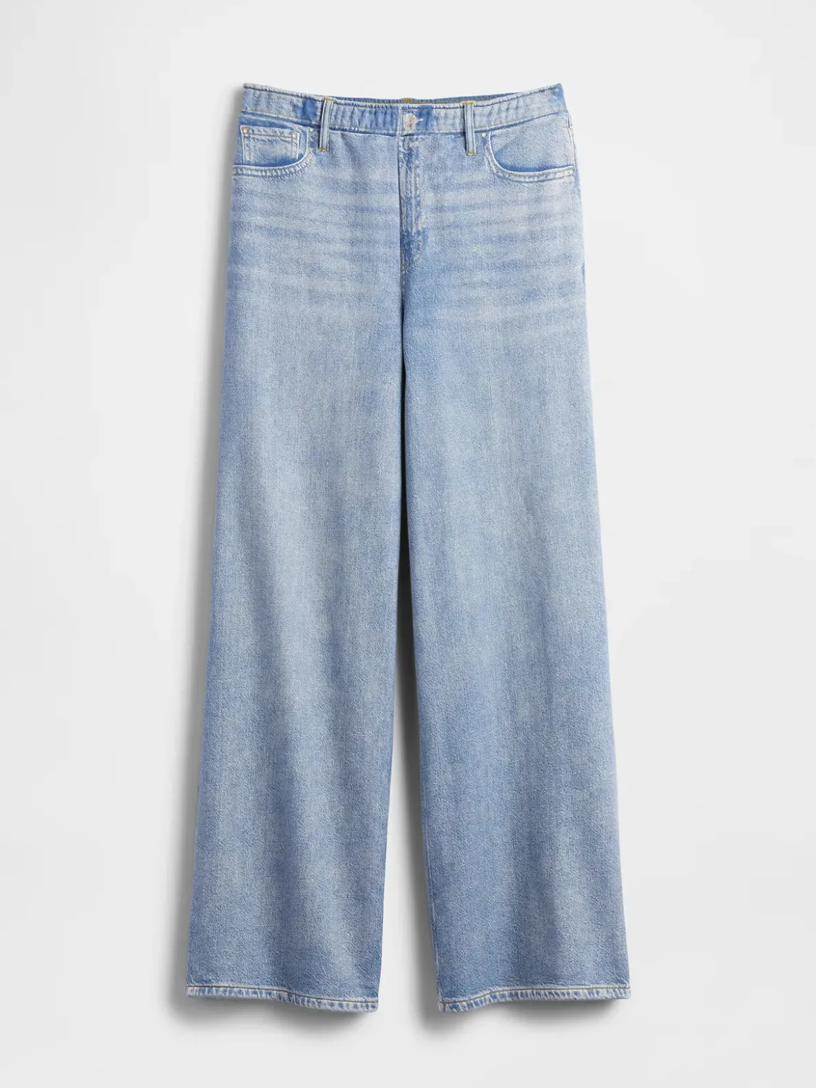 Printed Baggy Sweatpant Jeans