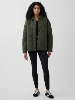 Quilted Cinched Field Jacket