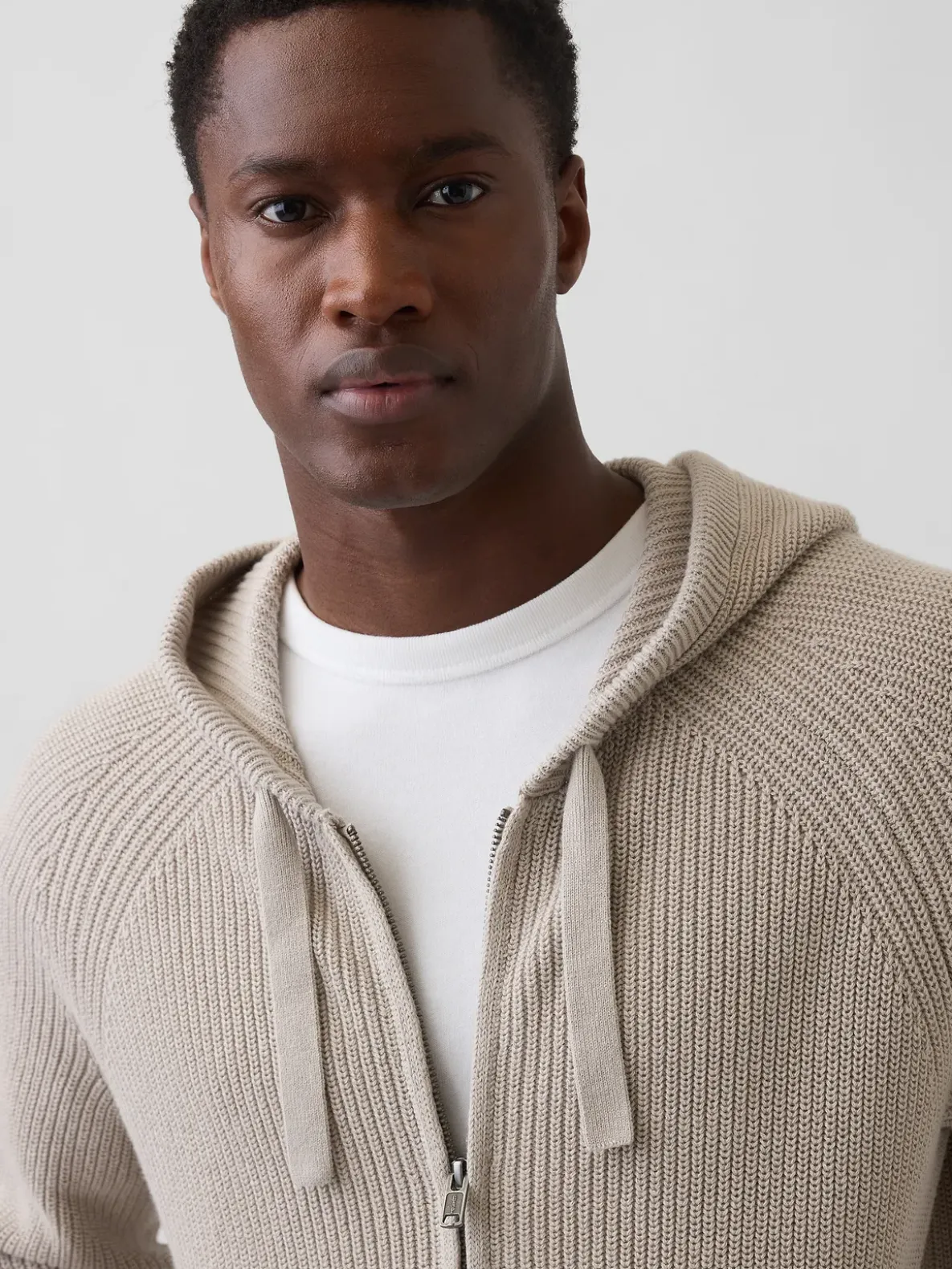 Raglan Sweater Zip Hoodie