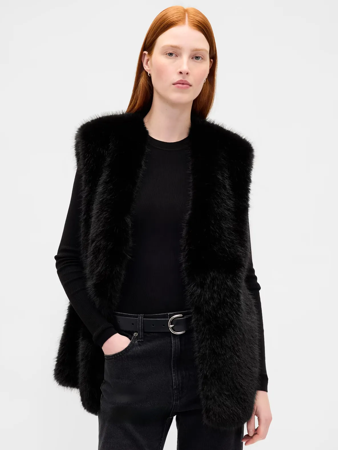 Recycled Faux Fur Vest