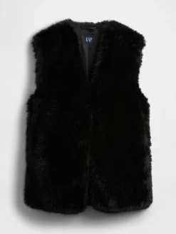Recycled Faux Fur Vest