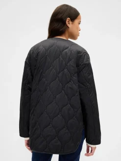 Recycled Lightweight Oversized Quilted Liner Jacket