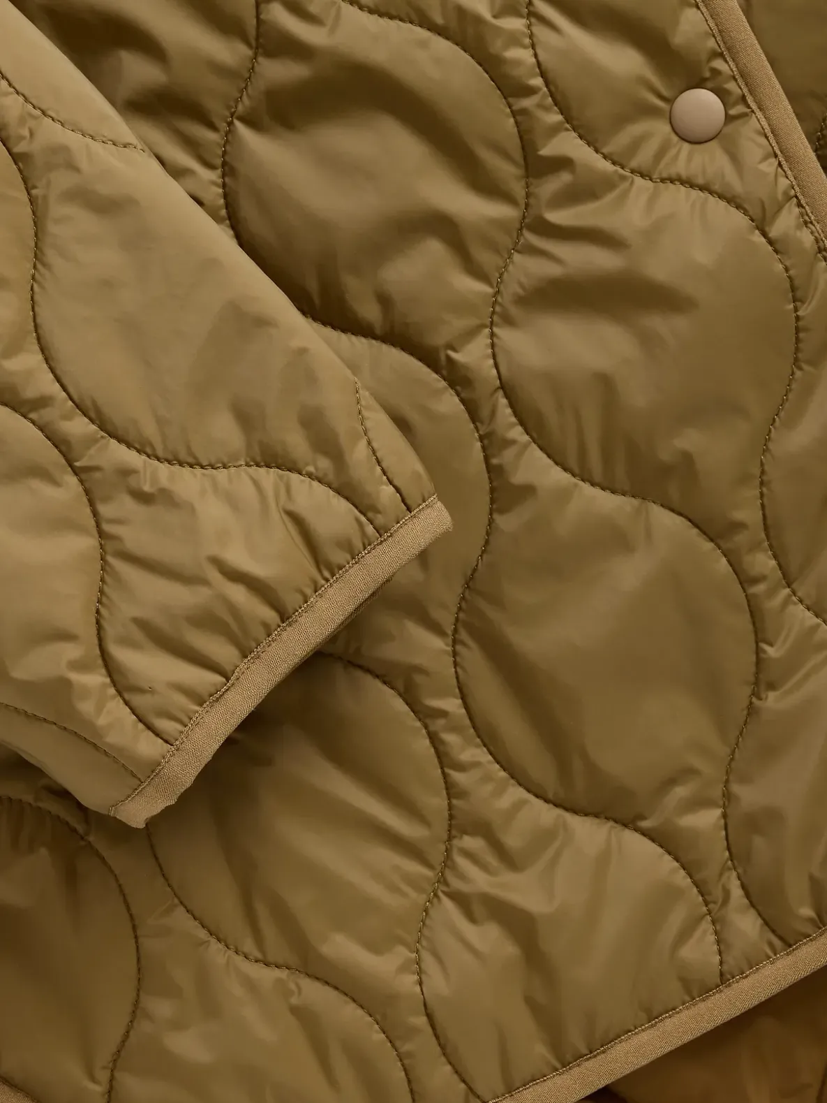 Recycled Lightweight Oversized Quilted Liner Jacket